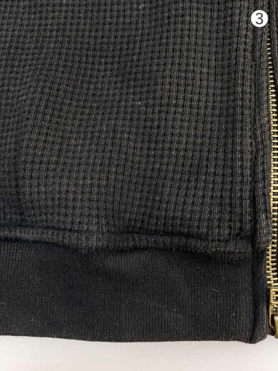 商品画像：NOREMID/BONE/ジップパーカー/M/コットン/BLK 8