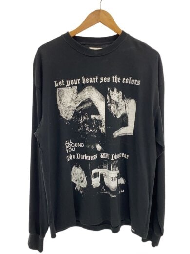 商品画像：タグ付き/ALL AROUND YOU/長袖Tシャツ/S/コットン/BLK/G16LT091// 1