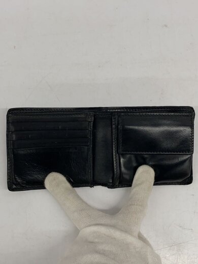 商品画像：2つ折り財布_グッチシマ/レザー/BLK/メンズ// 4