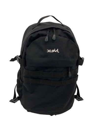 商品画像：MILLS LOGO ADVENTURE BACKPACK/ポリエステル/BLK/無地/105215053001// 1