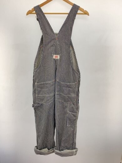 商品画像：90-00s/USA製/ヒッコリー/オーバーオール/34/コットン/NVY/ストライプ 2