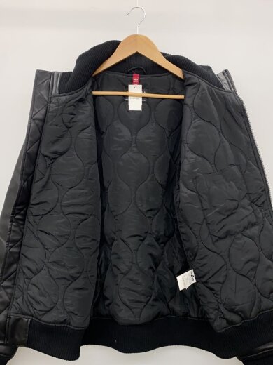 商品画像：レザージャケット・ブルゾン/XL/フェイクレザー/BLK/TA1658-101// 3