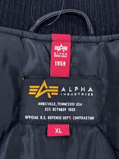 商品画像：レザージャケット・ブルゾン/XL/フェイクレザー/BLK/TA1658-101// 4
