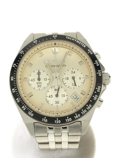 商品画像：クォーツ腕時計/アナログ/ステンレス/IVO/SLV/SS/8T63-02R0 1