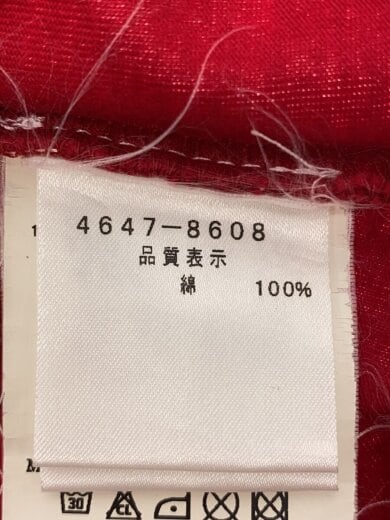 商品画像：Tシャツ/M/コットン/RED/4647-8608// 4