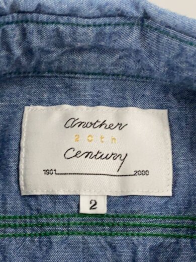 商品画像：ANOTHER 20TH CENTURY/長袖シャツ/2/コットン/BLU/無地// 3