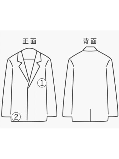 商品画像：カーディガン(薄手)/M/ウール/BLK/AZ-N016 8