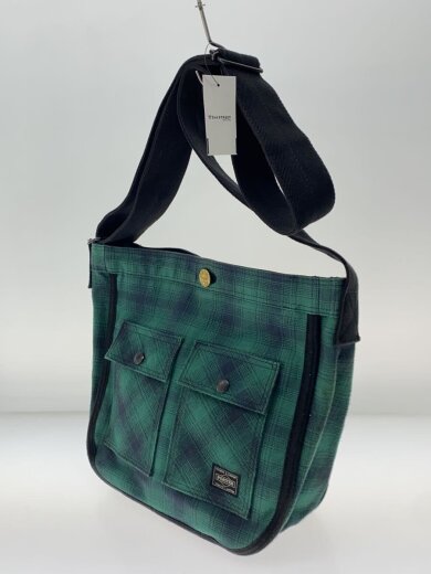 商品画像：ショルダーバッグ/--/GRN/チェック 2