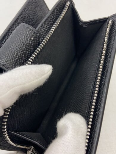 商品画像：2つ折り財布/--/BLK/無地/レディース/6390 5