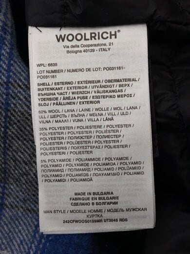 商品画像：ジャケット/L/ウール/IDG/チェック/WOOS0159 5