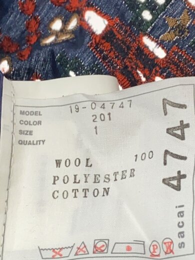 商品画像：ニット・セーター(厚手)/1/ウール/NVY/19-04747 3