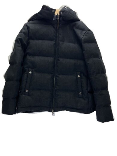 商品画像：ダウンジャケット/M/ウール/GRY/チェック/114-55-0279 1