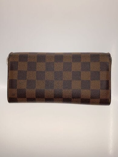 商品画像：1)ポルト・フォイユ・サラ_ダミエ・エベヌ/PVC/BRW/レディース 2