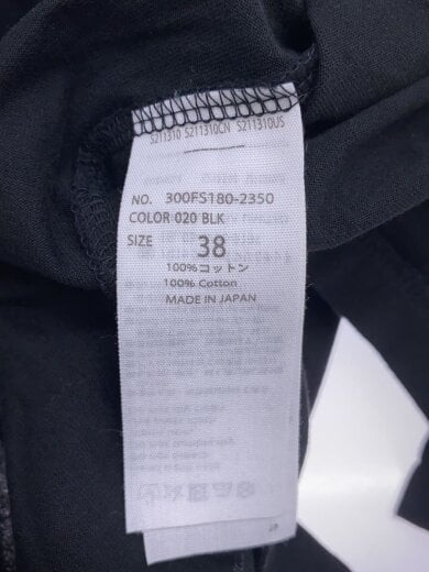 商品画像：Tシャツ/38/コットン/BLK/300FS180-2350// 4