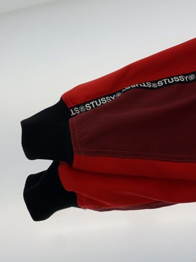 画像：STUSSYジャケット/M/ポリエステル/RED5