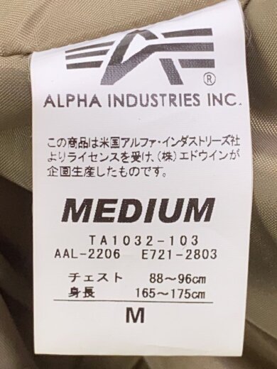 商品画像：フライトジャケット/M/ナイロン/KHK/TA1032-103// 4