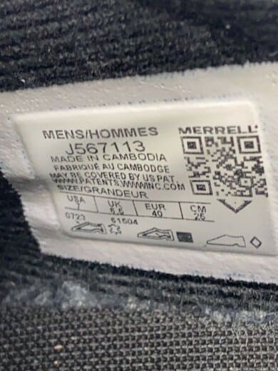 商品画像：ローカットスニーカー/25cm/BLK/J567113 5