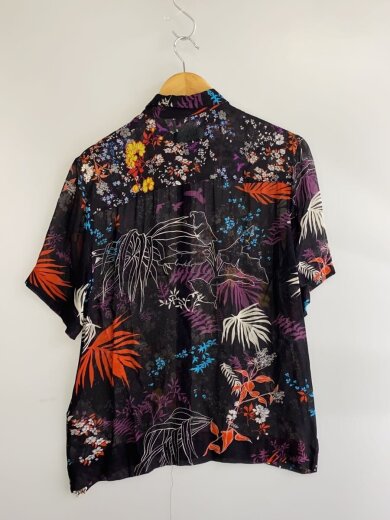 商品画像：半袖シャツ/XS/レーヨン/BLK/花柄 2