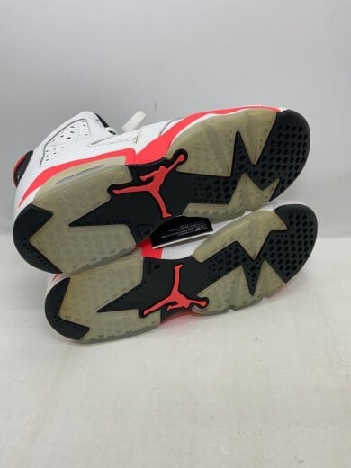 商品画像：AIR JORDAN 6 RETRO (GS)/エアジョーダンレトロ/ホワイト/384665-123/25cm/WH// 4