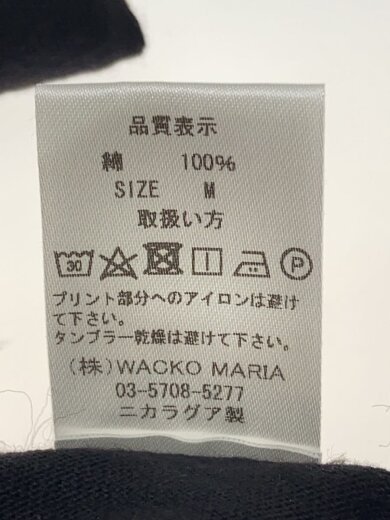 商品画像：長袖Tシャツ/M/コットン/BLK/プリント 4