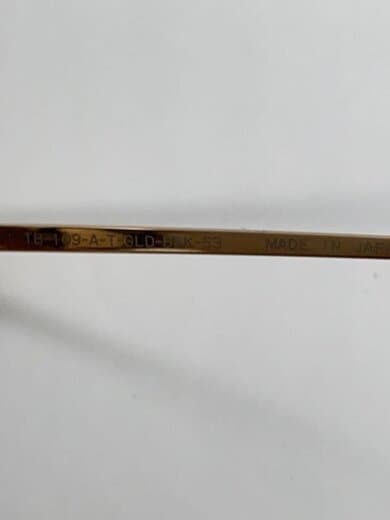 商品画像：サングラス/GLD/BLK/メンズ/TB-109-A-T-GLD-BLK-53 5