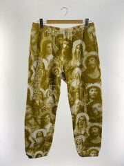 18AW/Jesus And Mary Sweatpant/M/コットン/YLW/総柄
