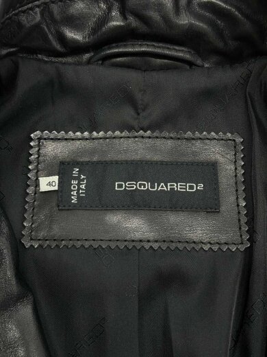 商品画像：レザージャケット・ブルゾン/40/牛革/BLK/無地/S75AM0307 3