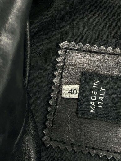 商品画像：レザージャケット・ブルゾン/40/牛革/BLK/無地/S75AM0307 4