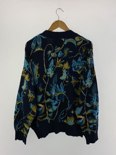 商品画像：カーディガン(薄手)/1/コットン/NVY/総柄/11221361316 2