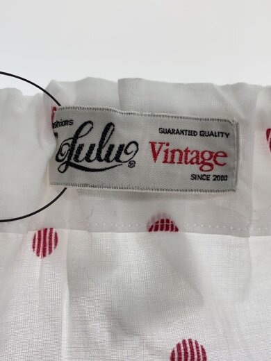 商品画像：LULU vintage/ロングスカート/36/コットン/WHT/ドット/22-060-800-3050-3-0 4