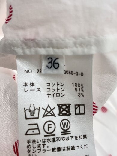 商品画像：LULU vintage/ロングスカート/36/コットン/WHT/ドット/22-060-800-3050-3-0 5