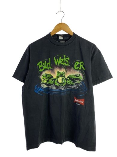 商品画像：90s/changesボディ/フロッグプリント/Tシャツ/XL/コットン/BLK/プリント 1