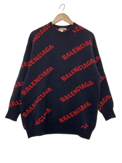 商品画像：ニット・セーター(厚手)/XS/ウール/NVY/555279 1