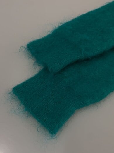 商品画像：カーディガン(薄手)/FREE/モヘア/GRN/無地/8628-199-0087 5