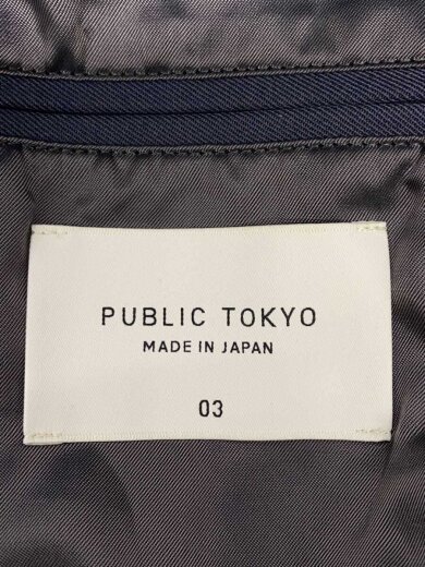 商品画像：含浸ウールギャバジン/ブルゾン/3/ポリエステル/NVY/無地/152650003// 3