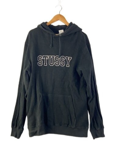 商品画像：ロゴ刺繍/パーカー/XL/コットン/BLK/無地// 1