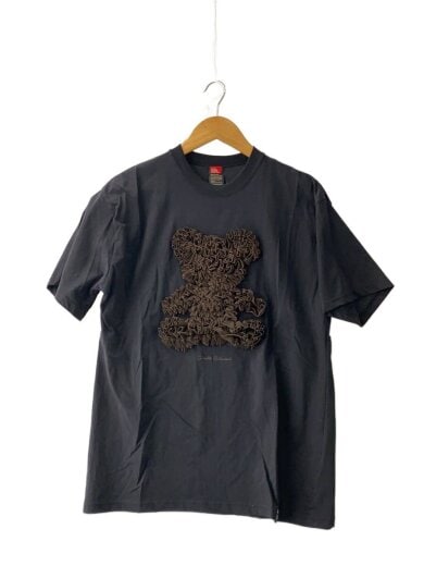 商品画像：フリル刺繍Tシャツ/Tシャツ/FREE/コットン/BLK/0208-050-262B// 1