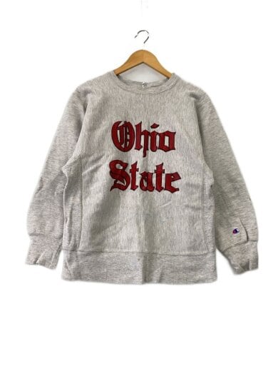 商品画像：80s/USA製/REVERSE WEAVE/OHIO STATE/スウェット/M/コットン/GRY// 1