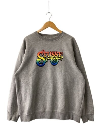 商品画像：紺タグ/USA製/レインボーロゴ/スウェット/XL/コットン/GRY/プリント// 1