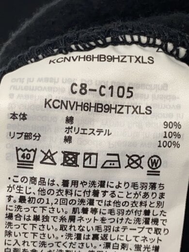 商品画像：ジップパーカー/M/コットン/BLK/C8-C105// 4