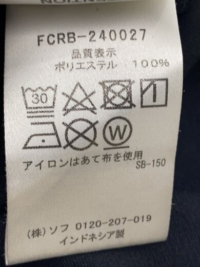 商品画像：ポロシャツ/S/ポリエステル/BLK/FCRB-240027// 4