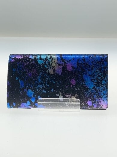 商品画像：ブラック×シャボン/カードケース/レザー/BLK/総柄/メンズ 2