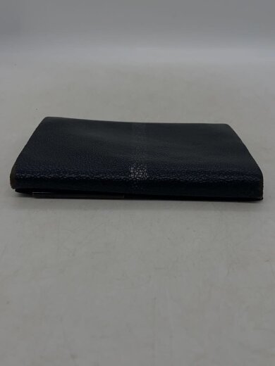 商品画像：3つ折り財布/レザー/BLK/メンズ// 4