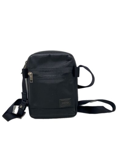 商品画像：ショルダーバッグ/レザー/BLK/無地/033-05064 1