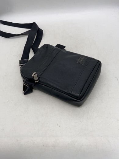 商品画像：ショルダーバッグ/レザー/BLK/無地/033-05064 4