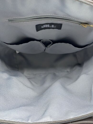 画像：JILL by JILLSTUARTリボンスクエアバックパック/リュック/ナイロン/GRY/無地/125-91840346