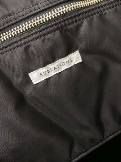 画像：SUBLATIONSショルダーバッグ/--/BLK/無地/S121A365