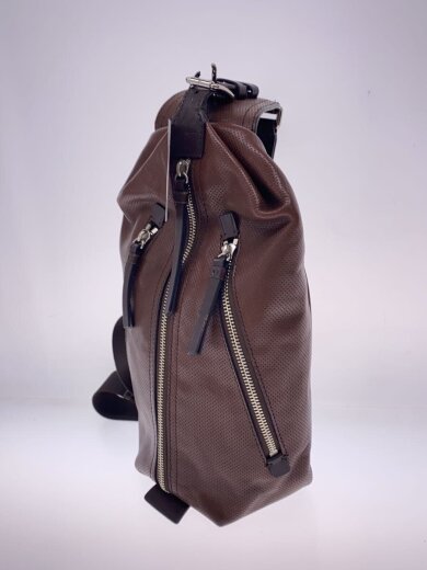 商品画像：パンチング/ショルダーバッグ/レザー/BRW/無地/70716 2