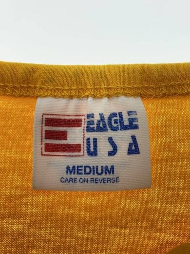 商品画像：80s/ADAMS DRUGS/ヘンリーネック/EAGLE USA/Tシャツ/M/コットン/YLW/無地 3