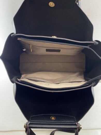 商品画像：トートバッグ/レザー/BLK/無地/ワンハンドル/2WAY/ 7